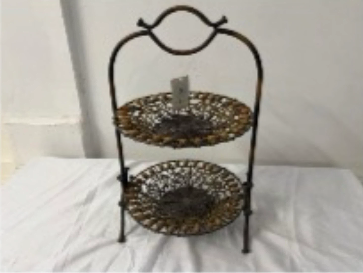 Two-Tiered Decorative Stand - photo 2