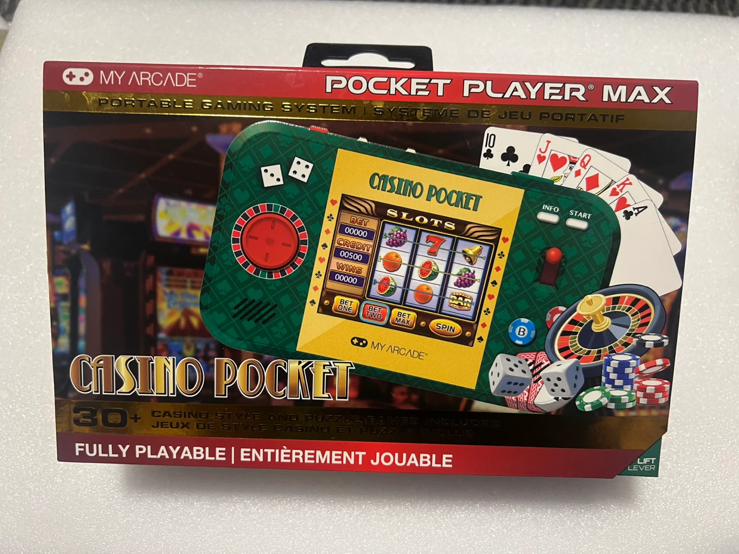 My Arcade Casino Pocket Handheld Gaming System