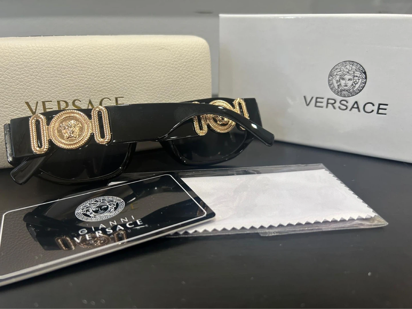 Versace Black Medusa Sunglasses - photo 4