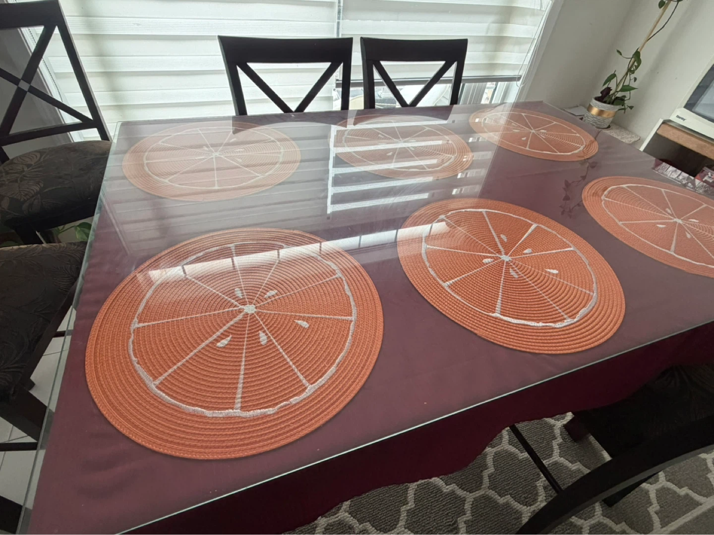Orange Slice Placemats - Set of 6