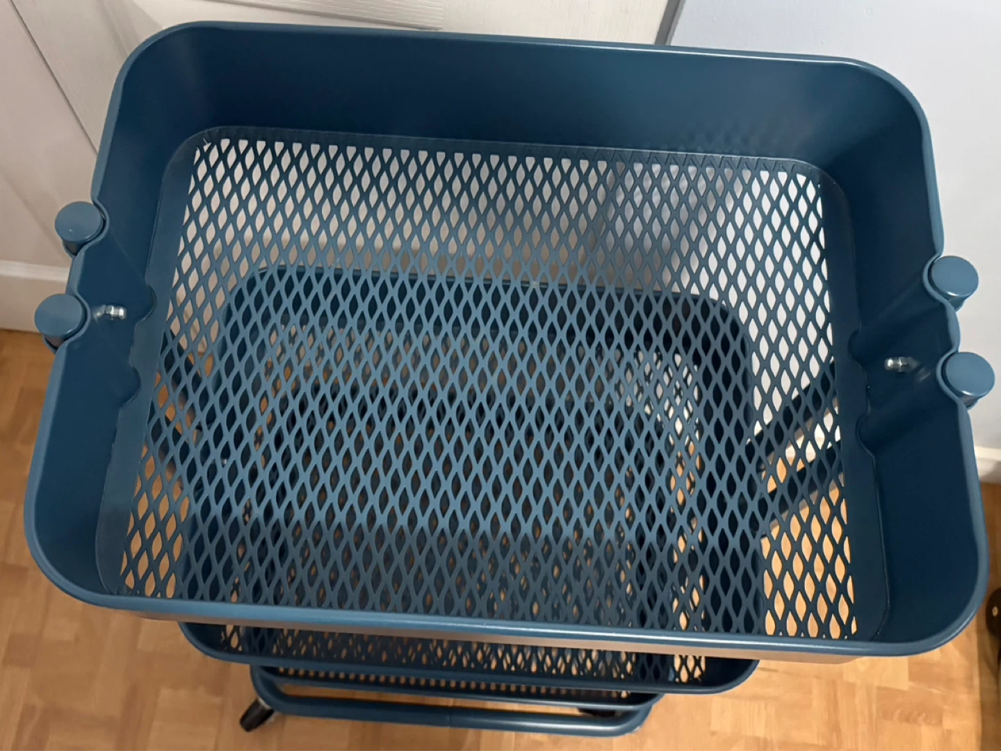 3-Tier Rolling Cart - Teal - photo 2