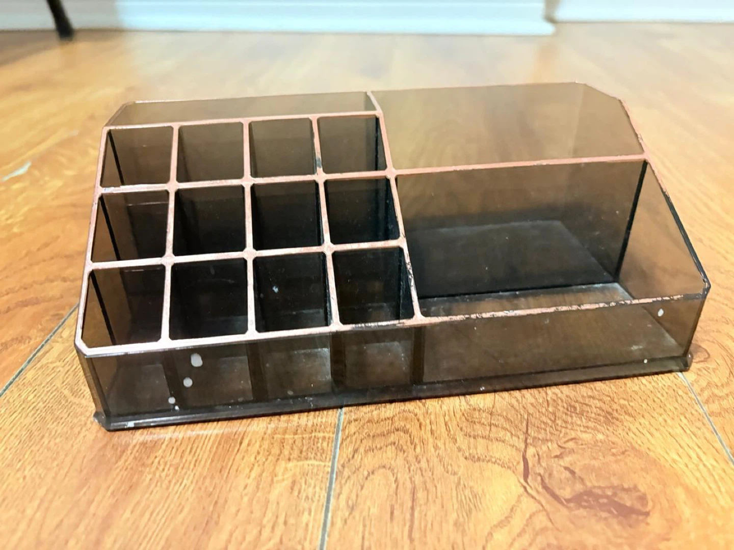 Dark Grey Desk Organizer Tray