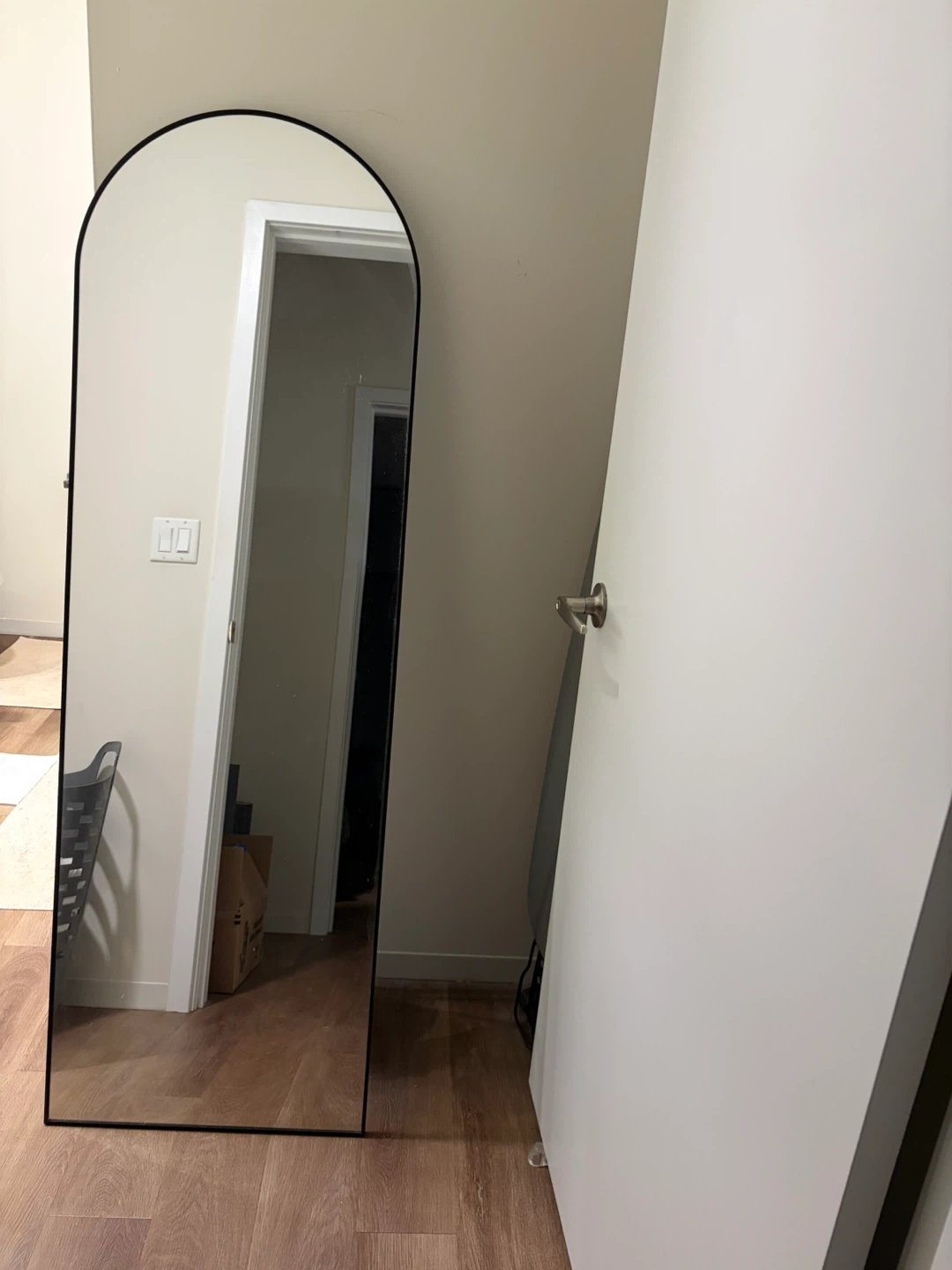 *moving* arched full length mirror (65x22)