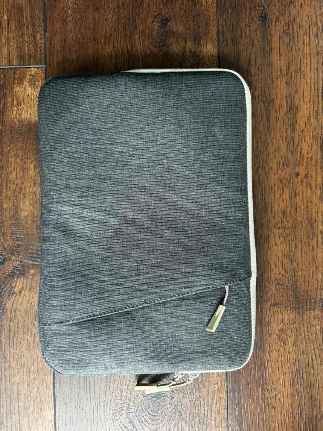 Grey Padded Laptop Sleeve Case