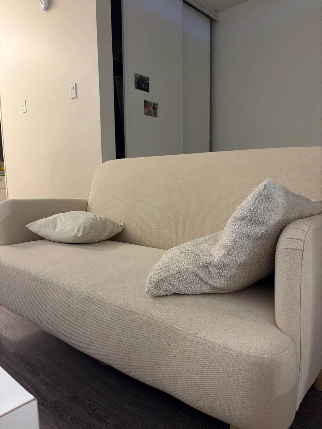 Beige Loveseat Sofa