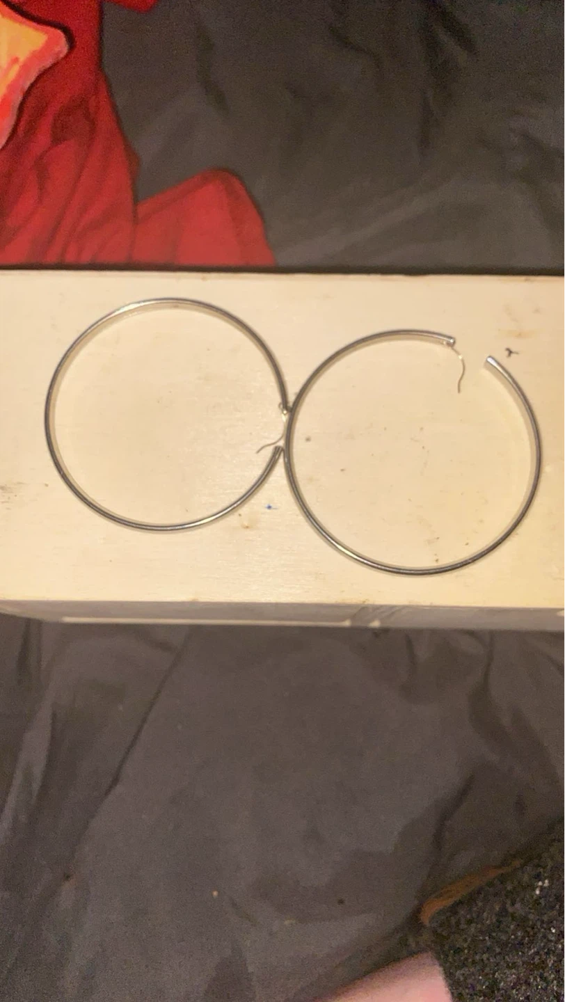 Silver Hoop Earrings