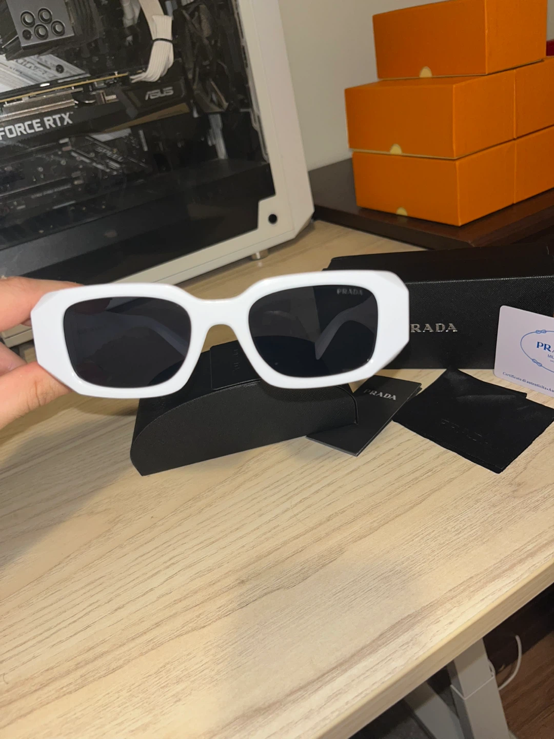 Prada Sunglasses - White - photo 4