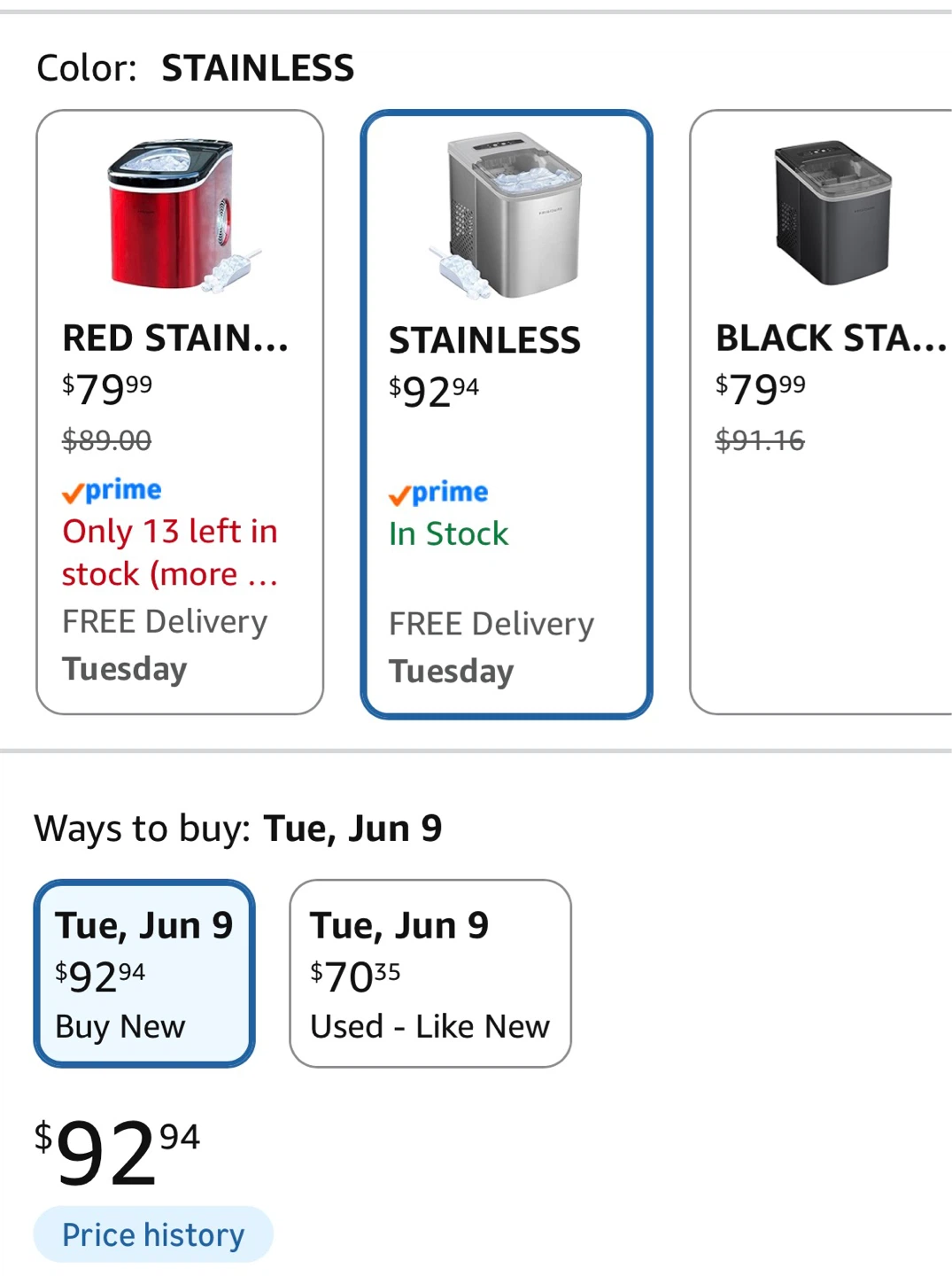 *Urgent* Frigidaire Stainless Steel Portable Ice Maker - photo 4