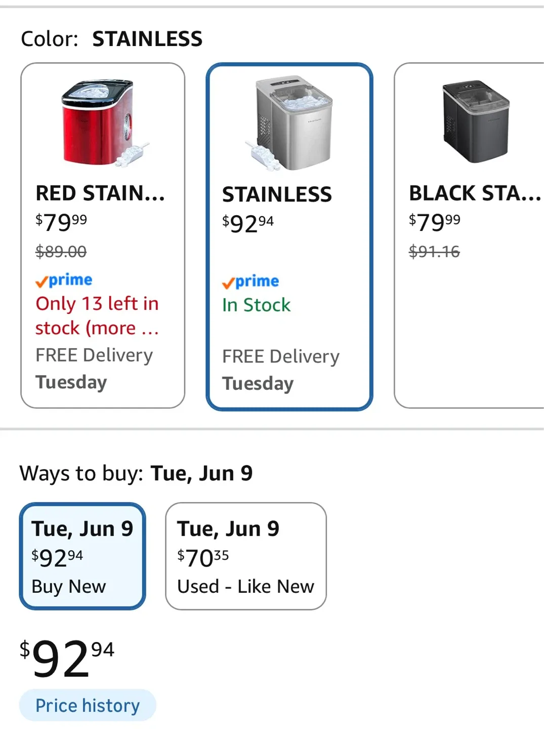 *Urgent* Frigidaire Stainless Steel Portable Ice Maker - photo 4