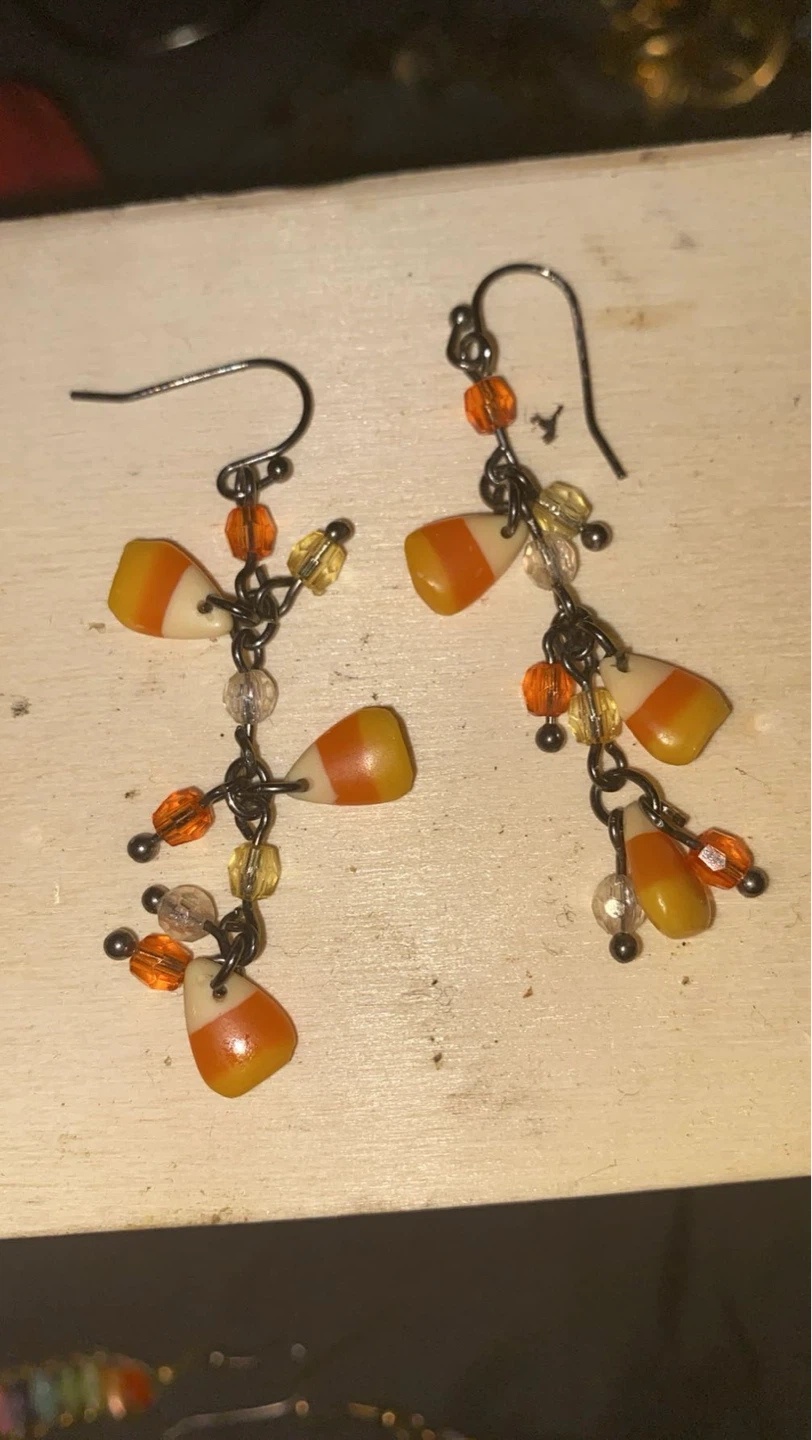 Halloween Candy Corn Earrings 2 for 15$