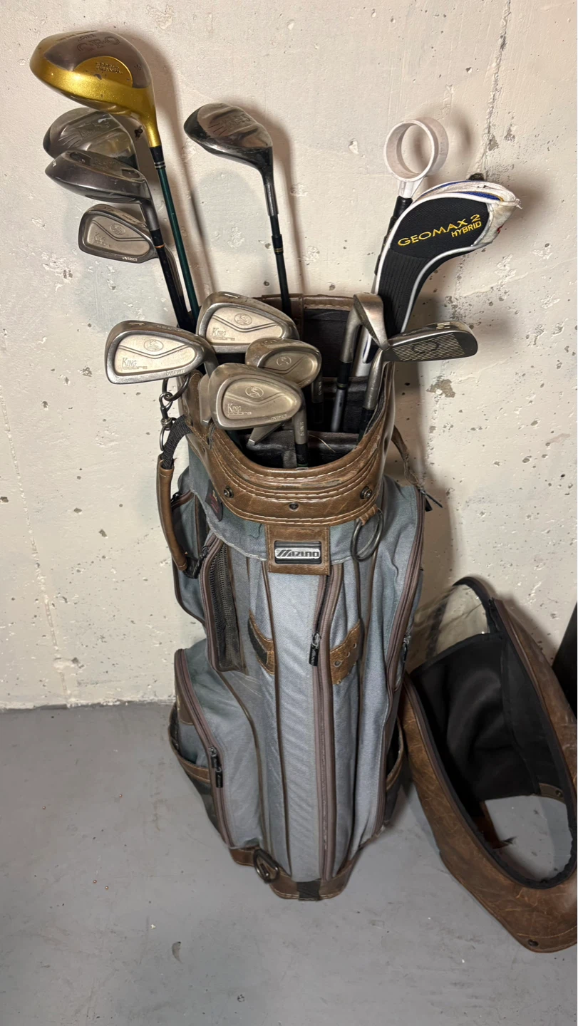 Complete king cobra  oversized Set with Golf Bag and Push Cart - photo 3