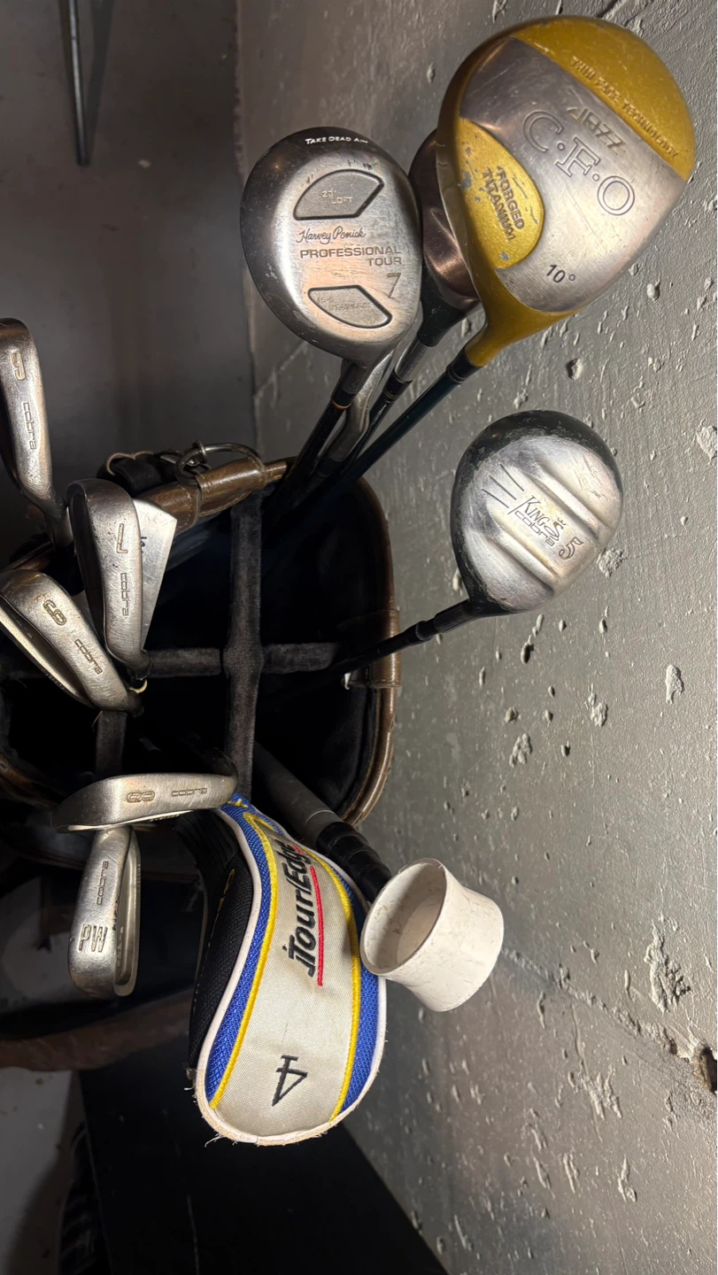 Complete king cobra  oversized Set with Golf Bag and Push Cart - photo 5