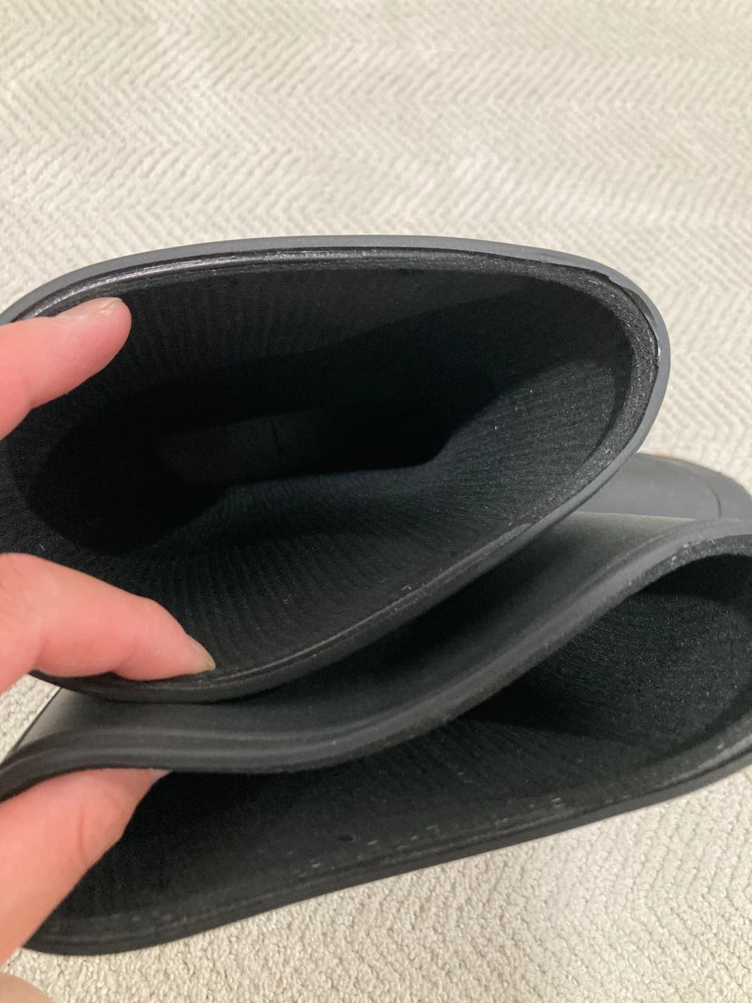 Black Rain Boots Size 5 - photo 4
