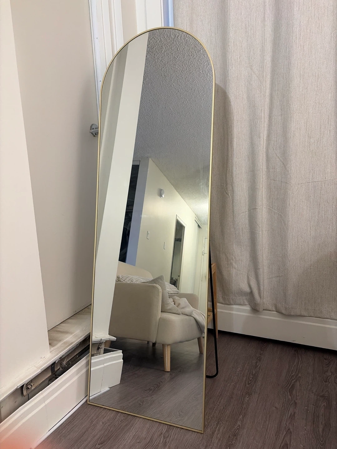Arched Floor Mirror