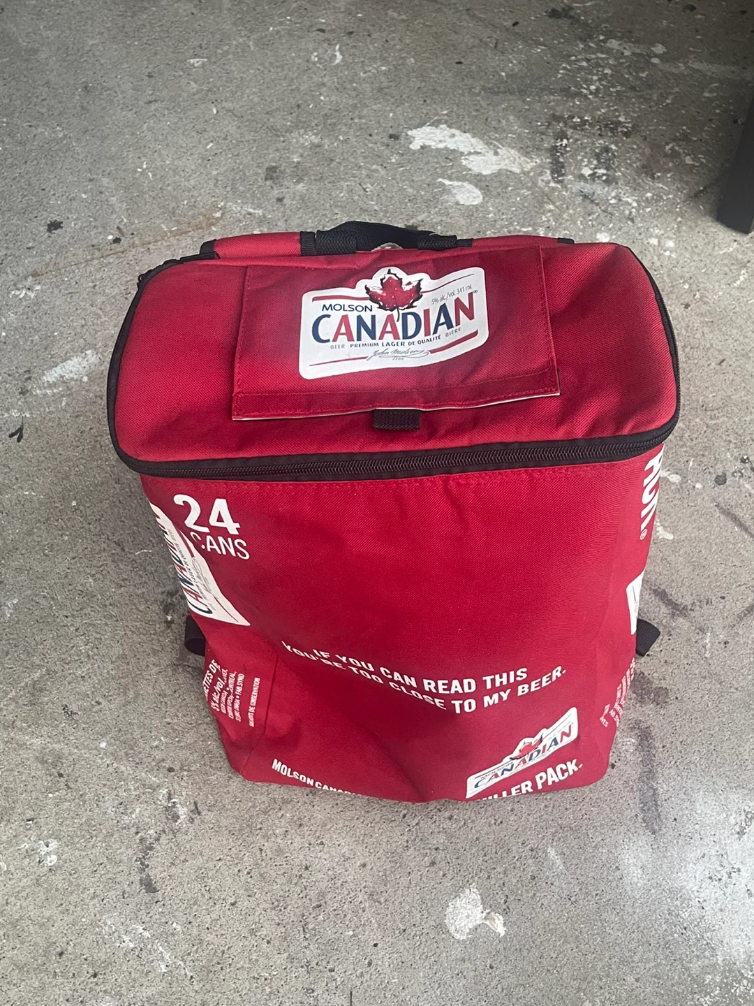 Molson Canadian 24 Can Chiller Pack Cooler Bag - photo 2