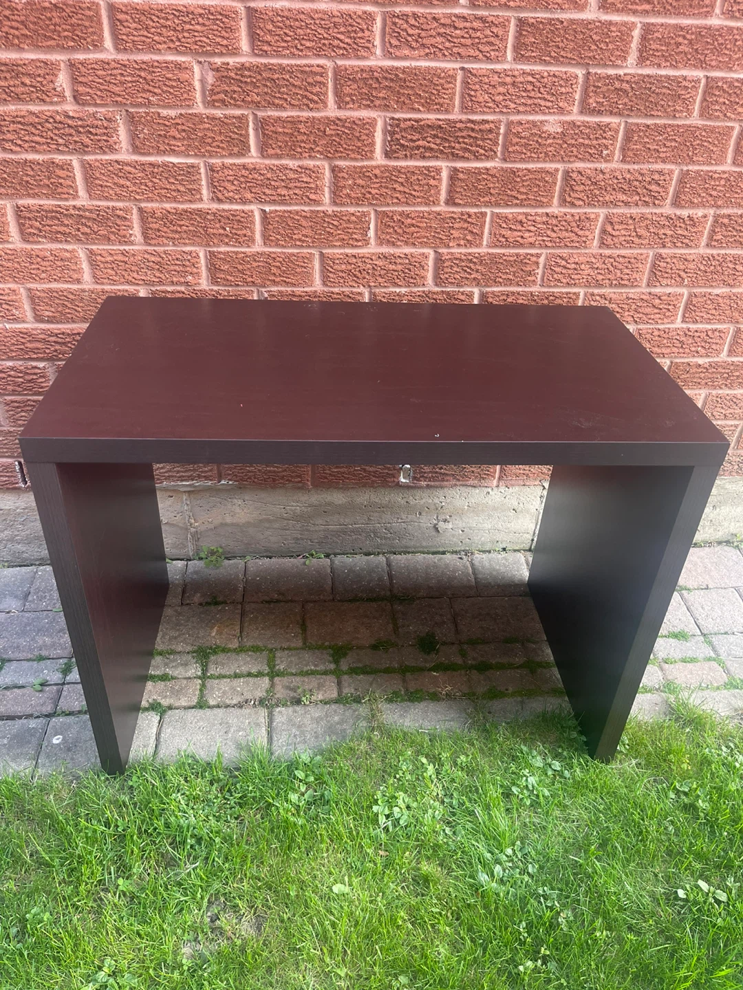 Dark Brown Console Table - photo 2