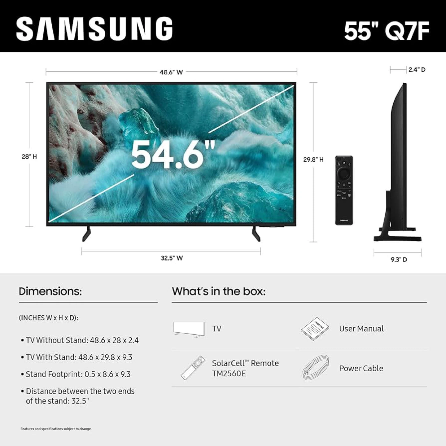 Samsung 55" Q7F QLED Smart TV - photo 2