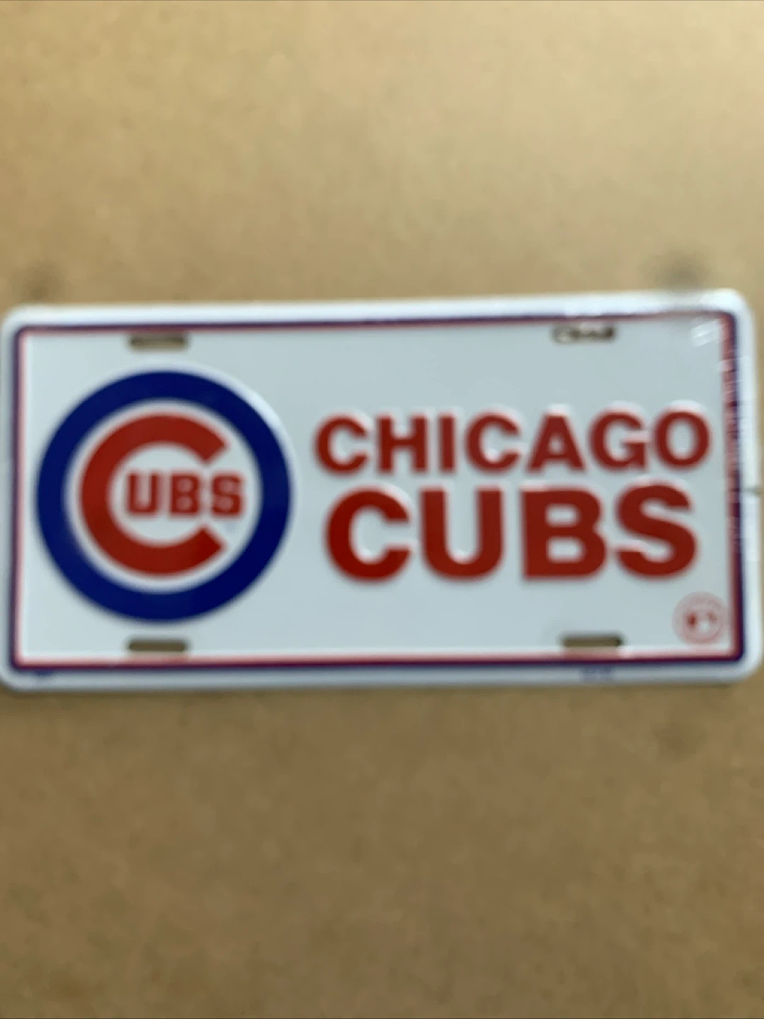 Chicago Cubs License Plate