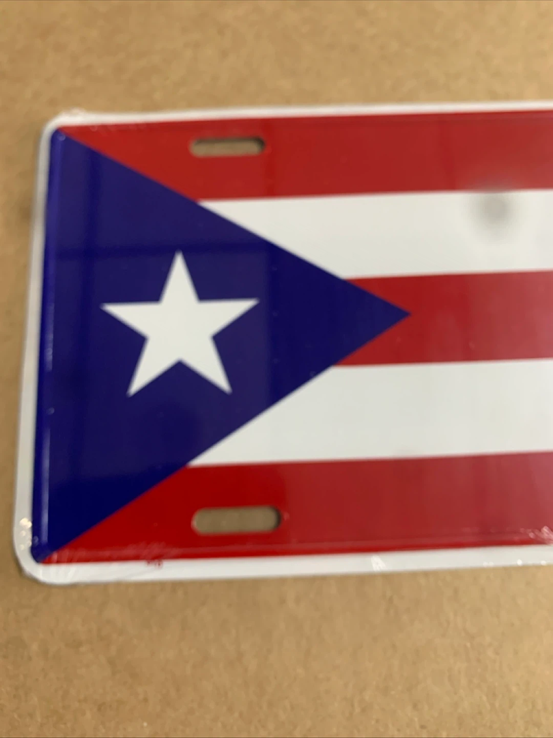 Puerto Rico Flag License Plate