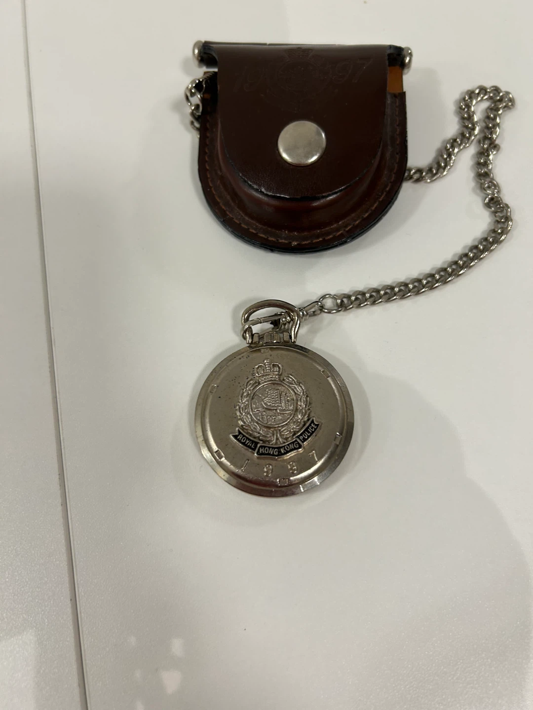 Royal Hong Kong Police Pocket Watch with Case - photo 2