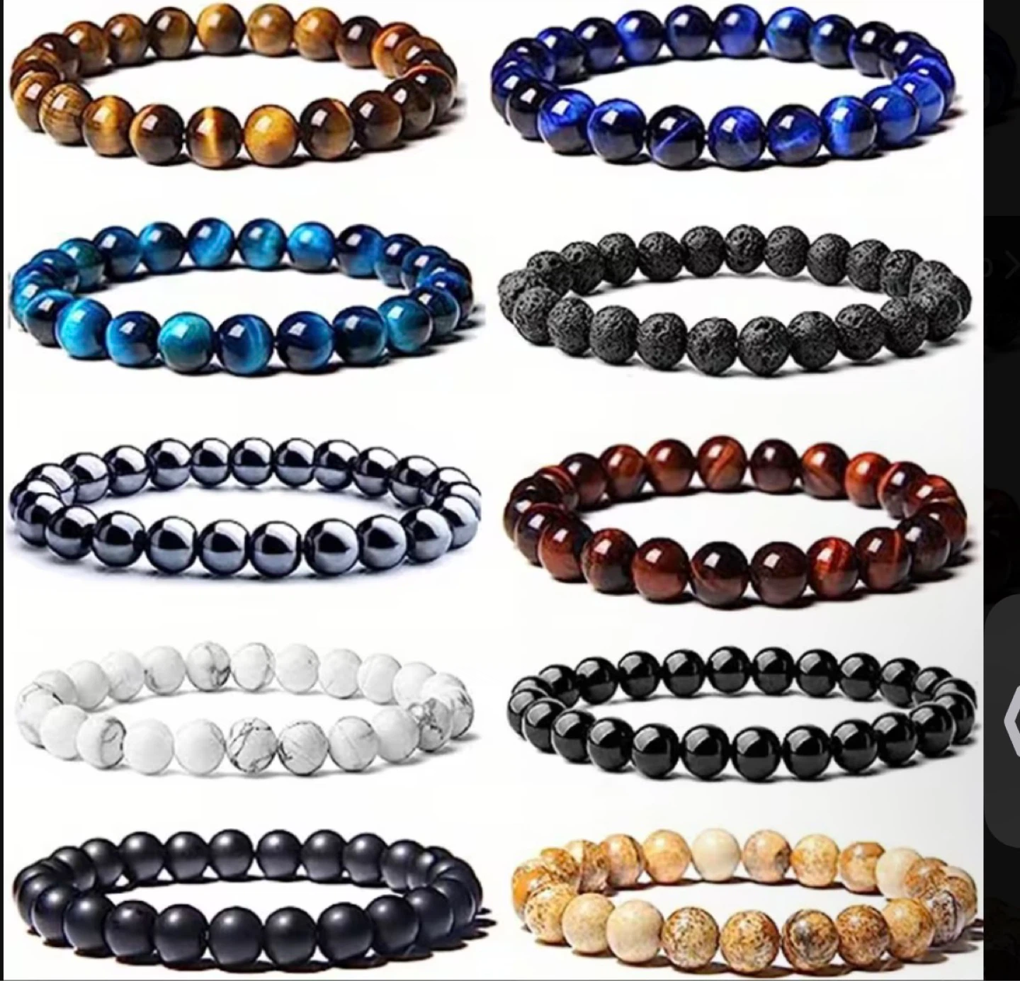 Natural stone bracelet - photo 2