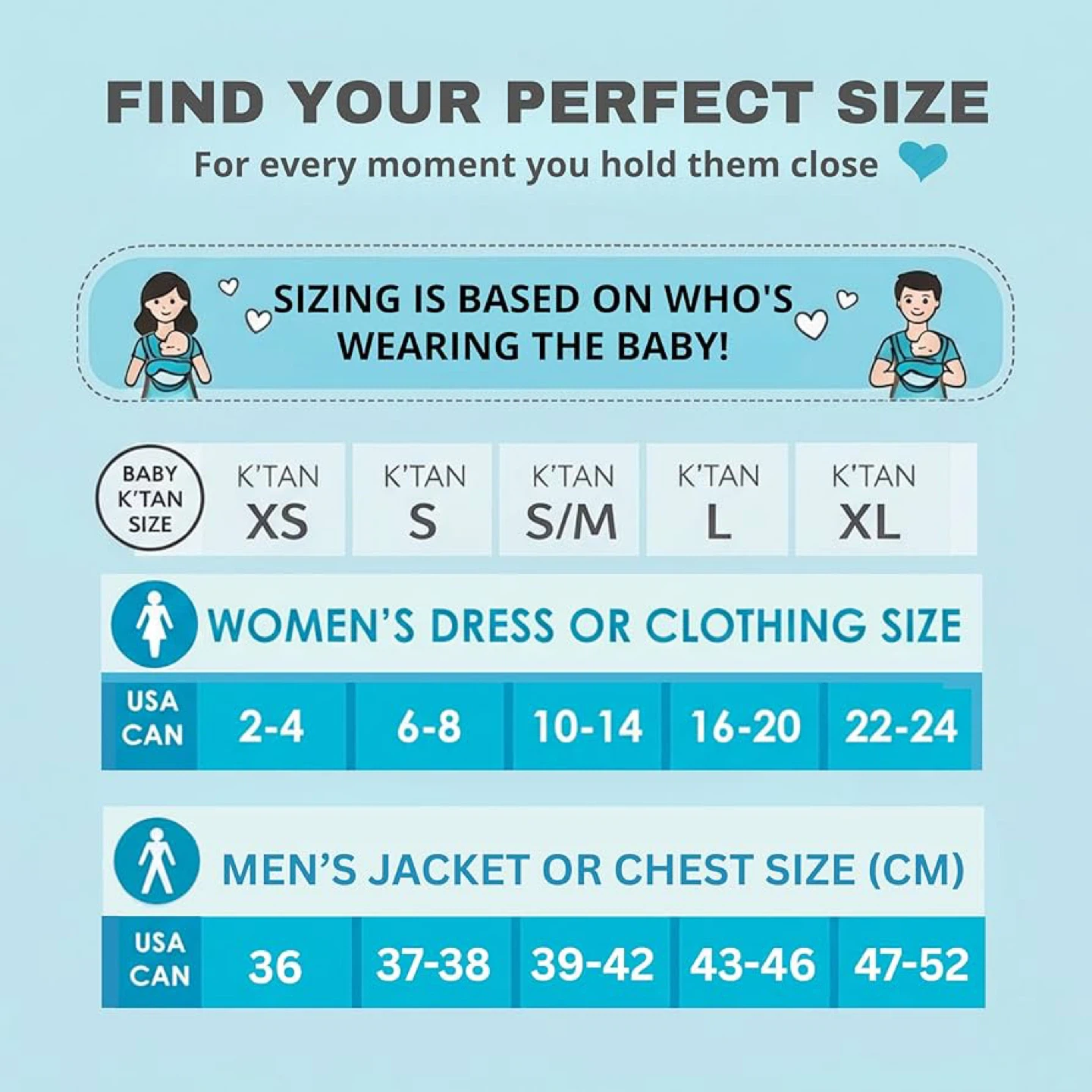Baby K'tan Baby Carrier - S/P Black - photo 2