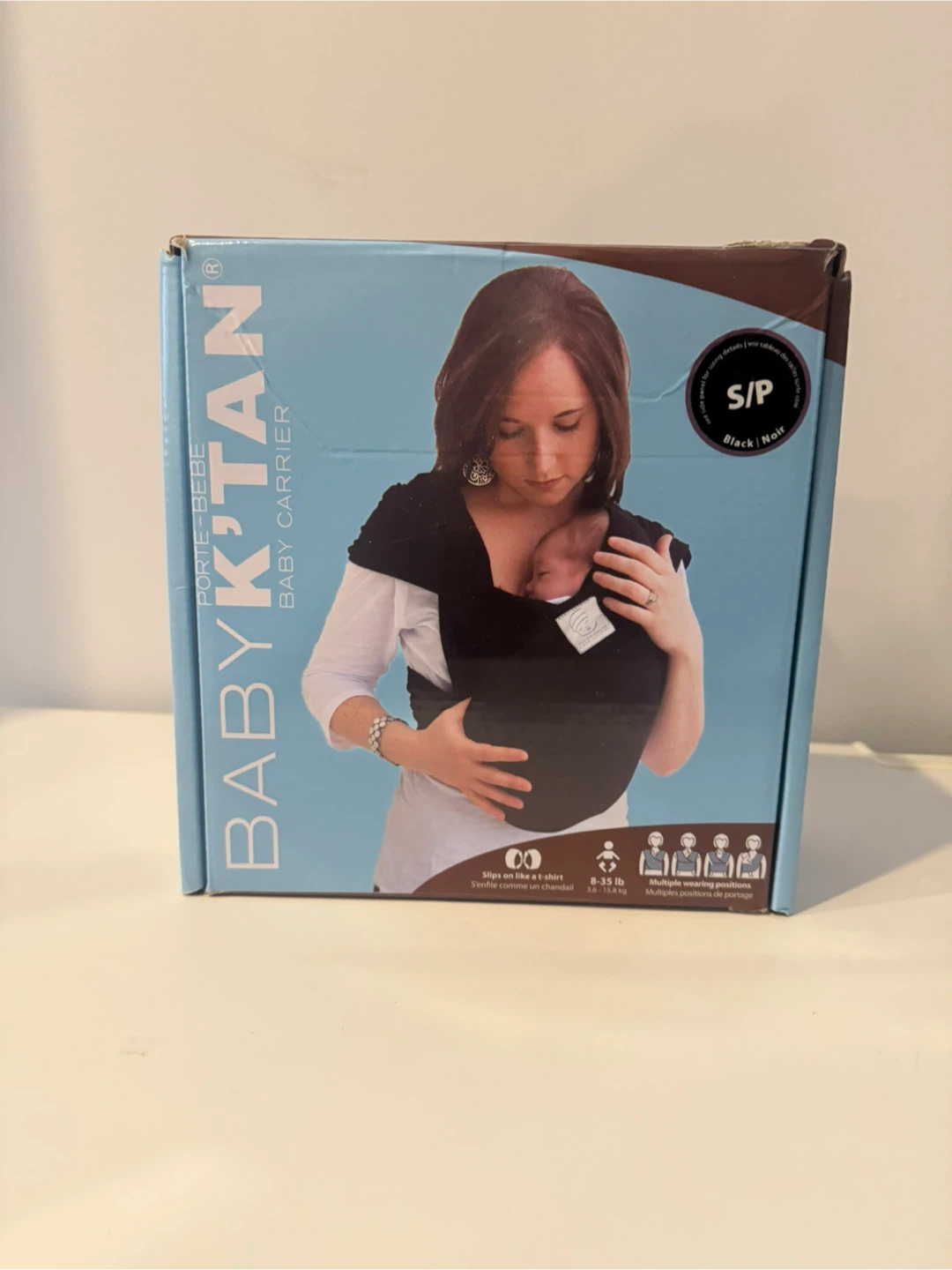 Baby K'tan Baby Carrier - S/P Black