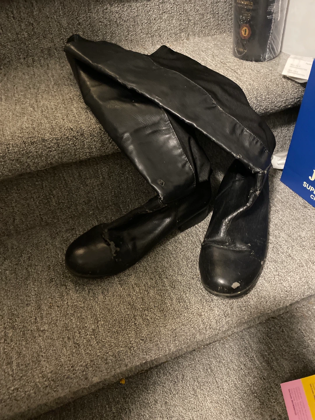 Black Knee-High Boots