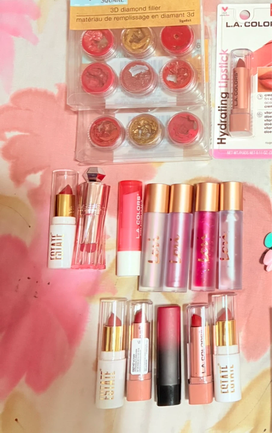 Assorted Lipsticks and Lip Glosses