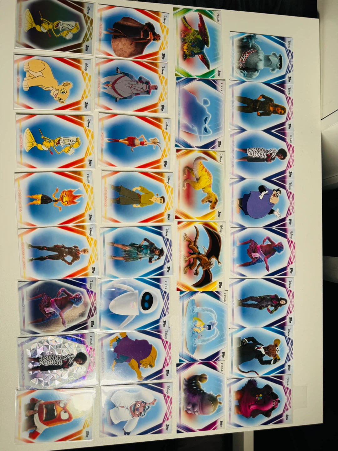 Disney Pixar Trading Cards Lot