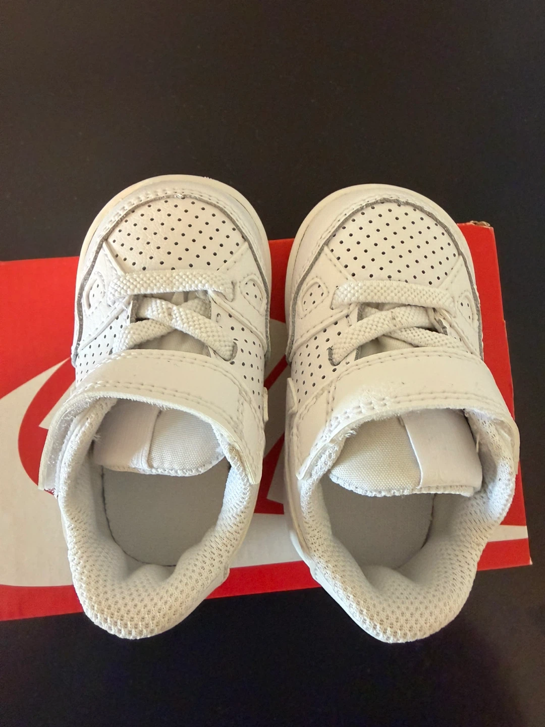 Nike Baby White Sneakers Size 3C