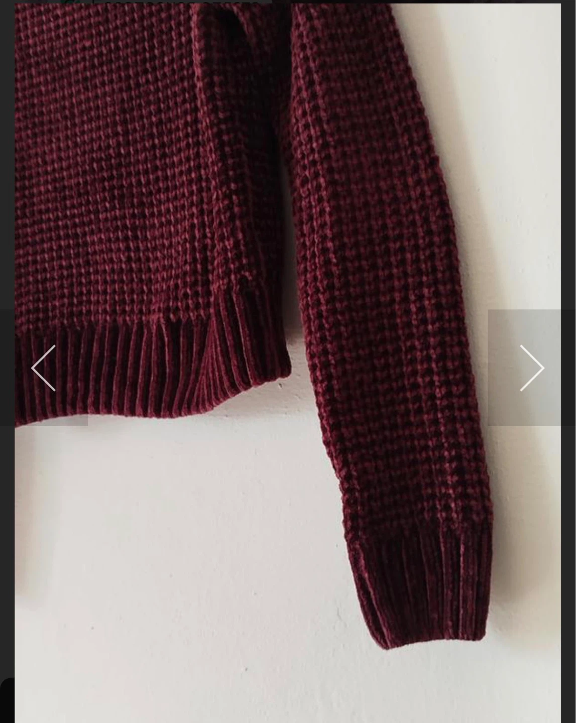 H&M Divided Burgundy Mock Neck Sweater - photo 4