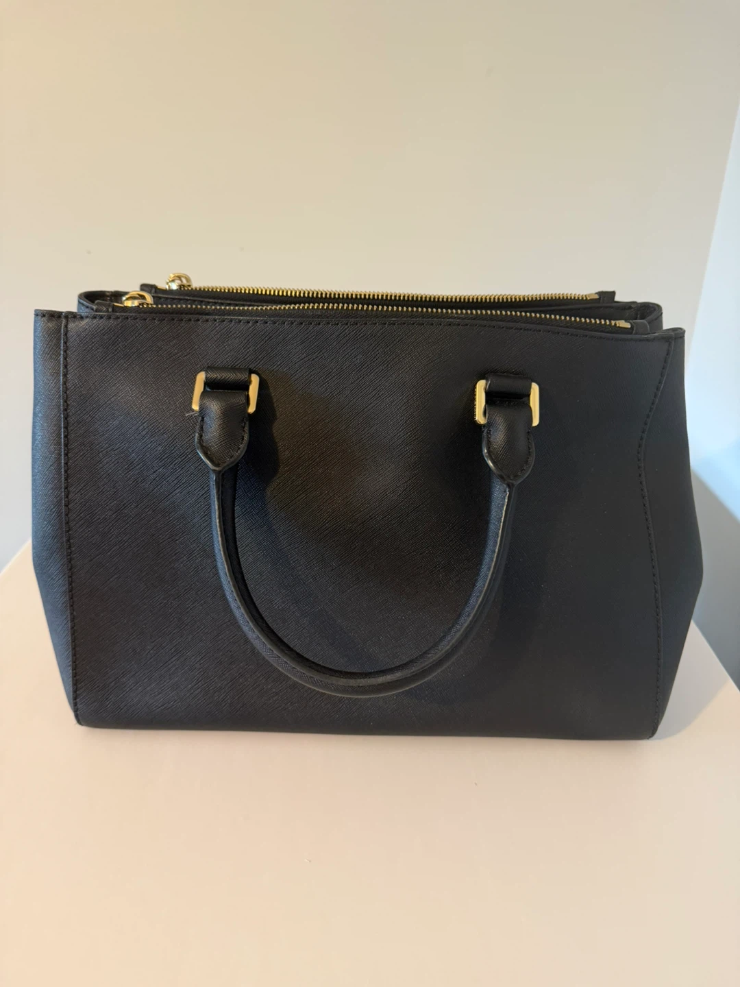 Michael Kors Black Leather Handbag
