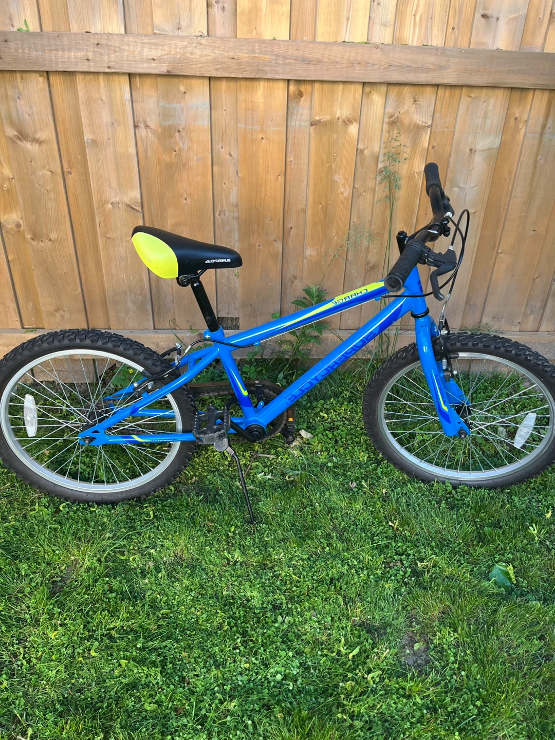 Supercycle Charge Blue Yellow Bicycle