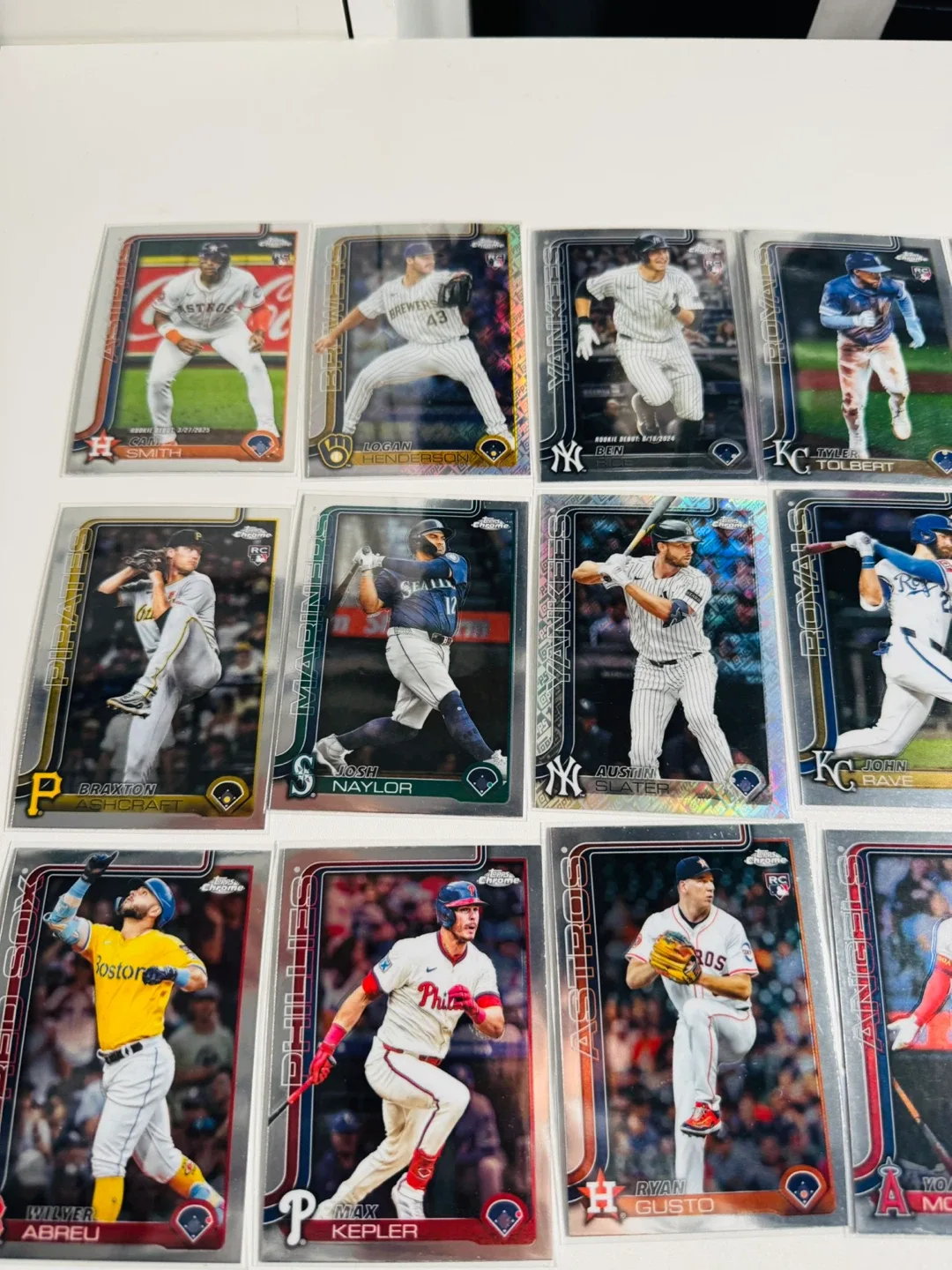Lot of 2025 Topps Chrome Baseball Cards - photo 2
