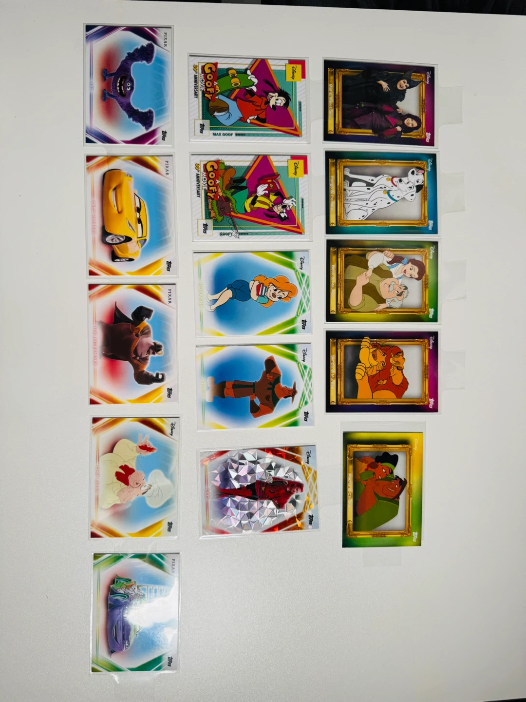 Lot Disney Topps Trading Cards Collection