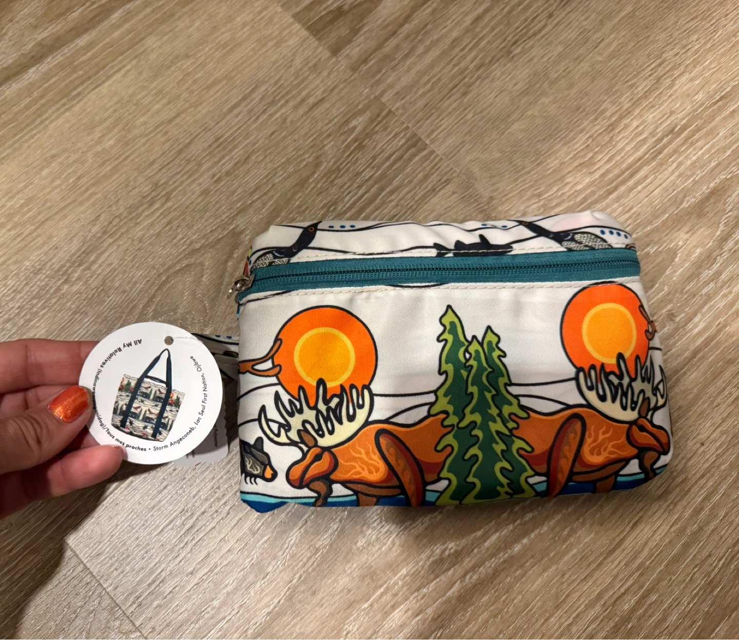 All My Relatives Pouch to Tote