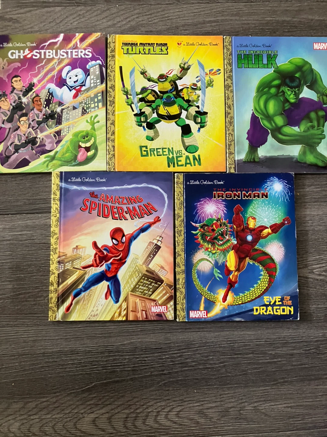 Little Golden Books - Marvel & Ghostbusters