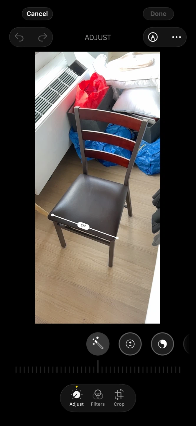 Desk Chair with Wood Back and Padded Seat - photo 3