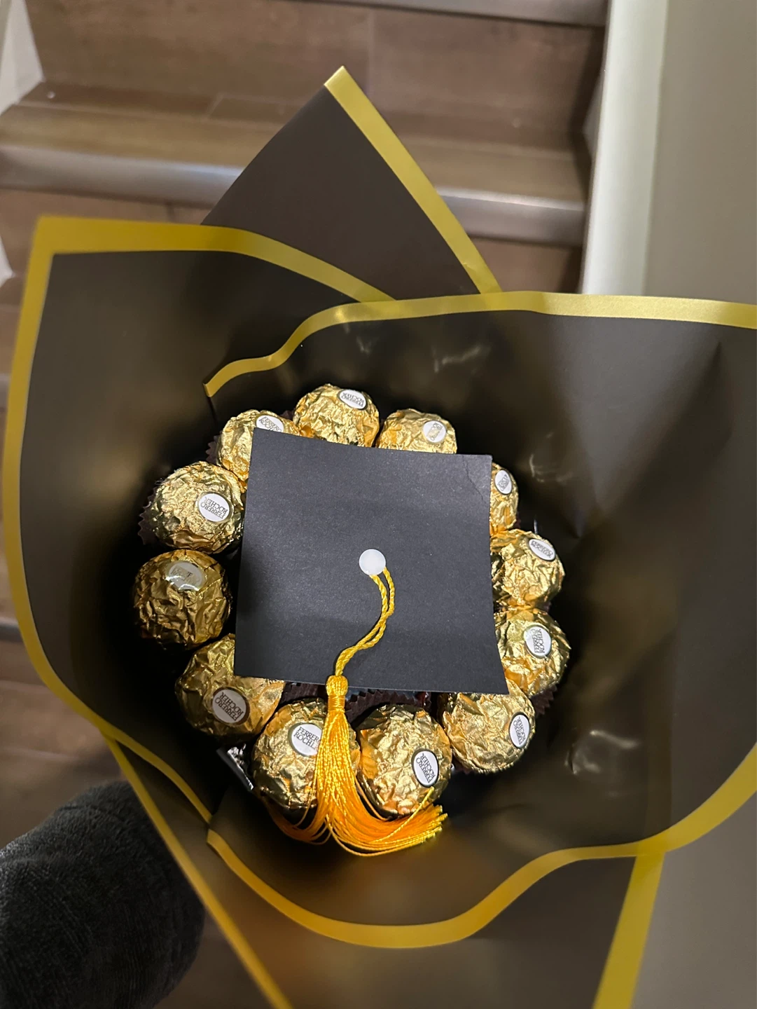 Graduation Gift Basket with Teddy Bear and Chocolates - photo 5