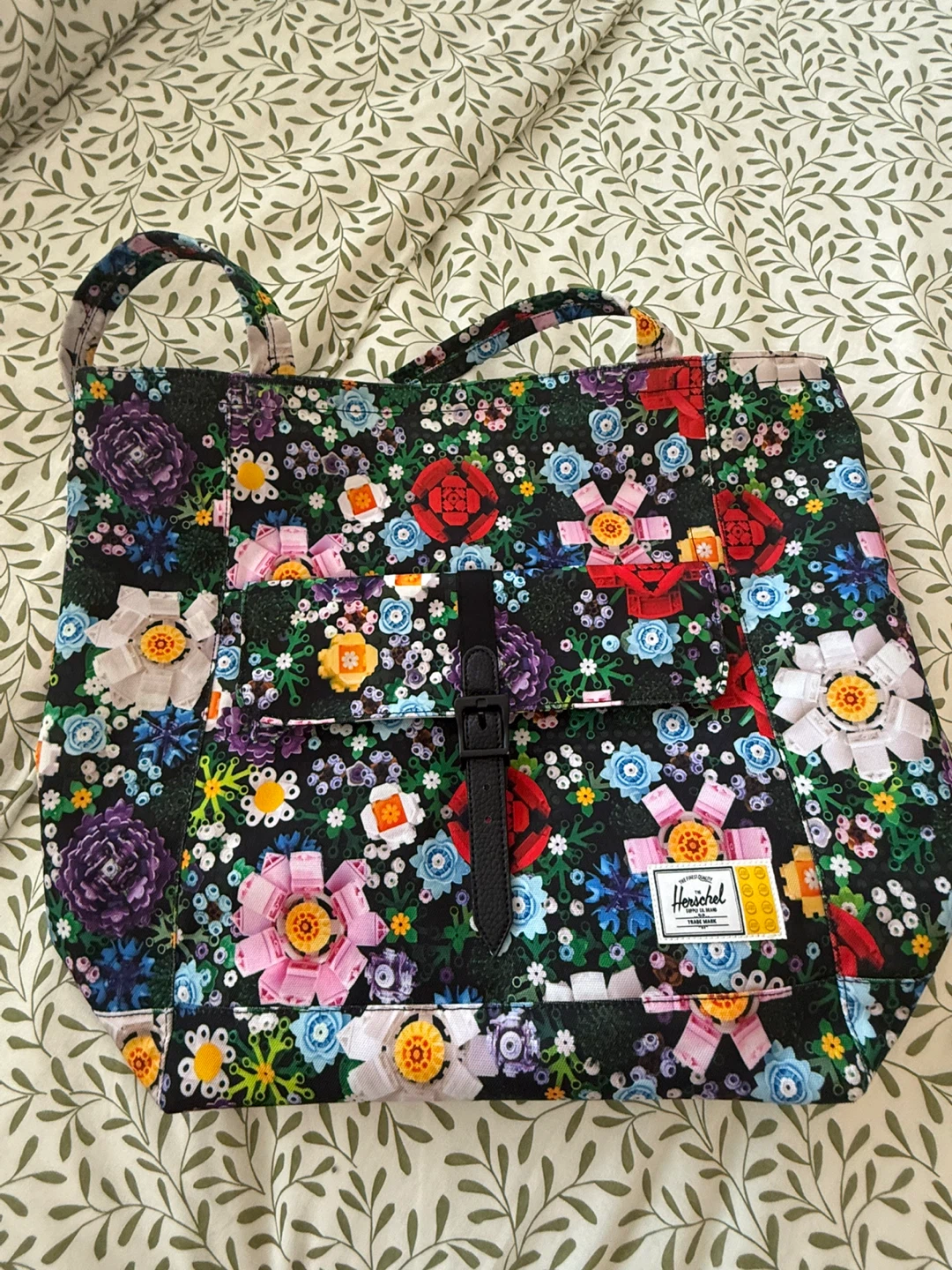 Herschel Tote Bag - Floral lego Print - photo 2