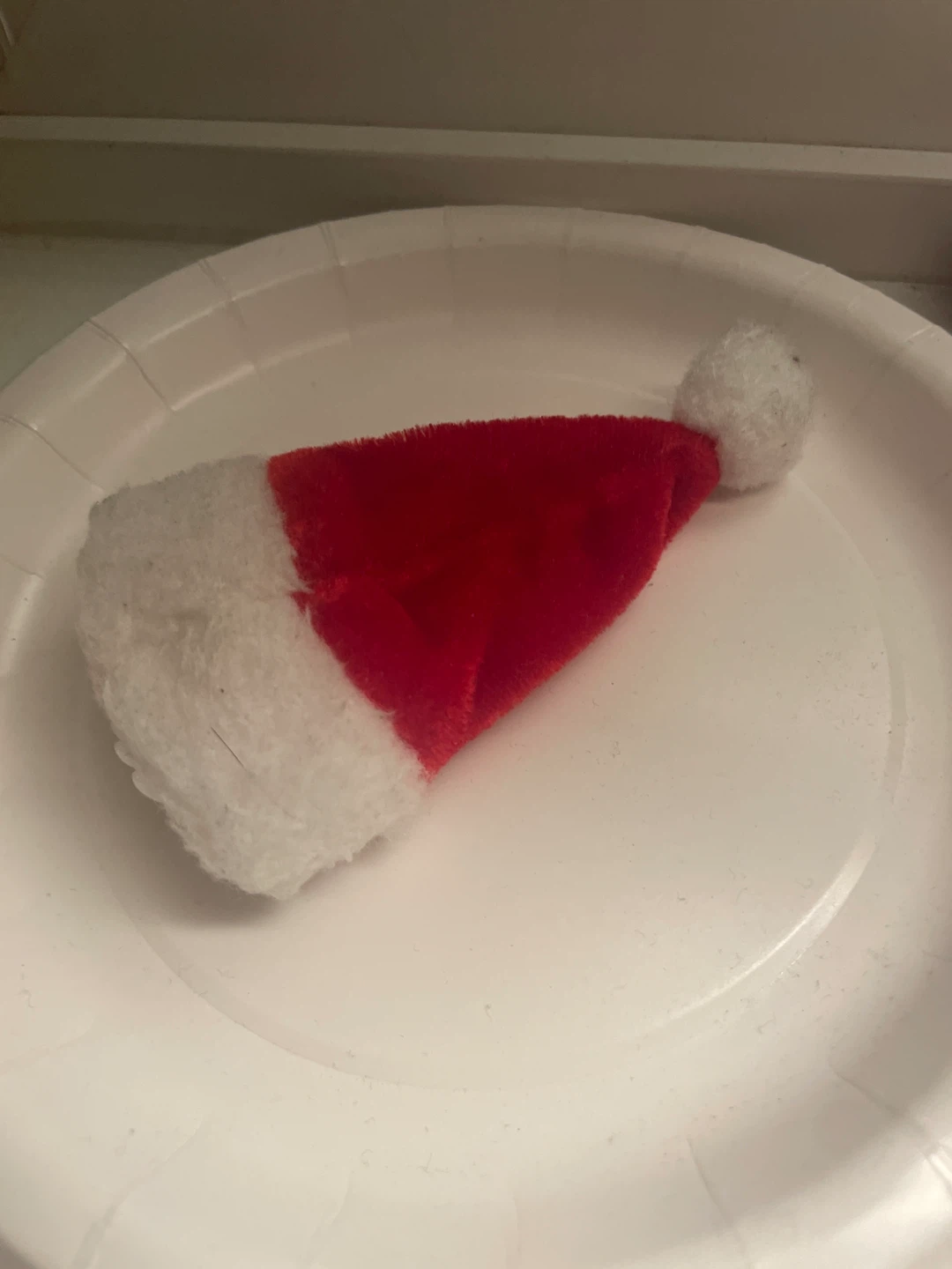 Mini Santa Hat Clip