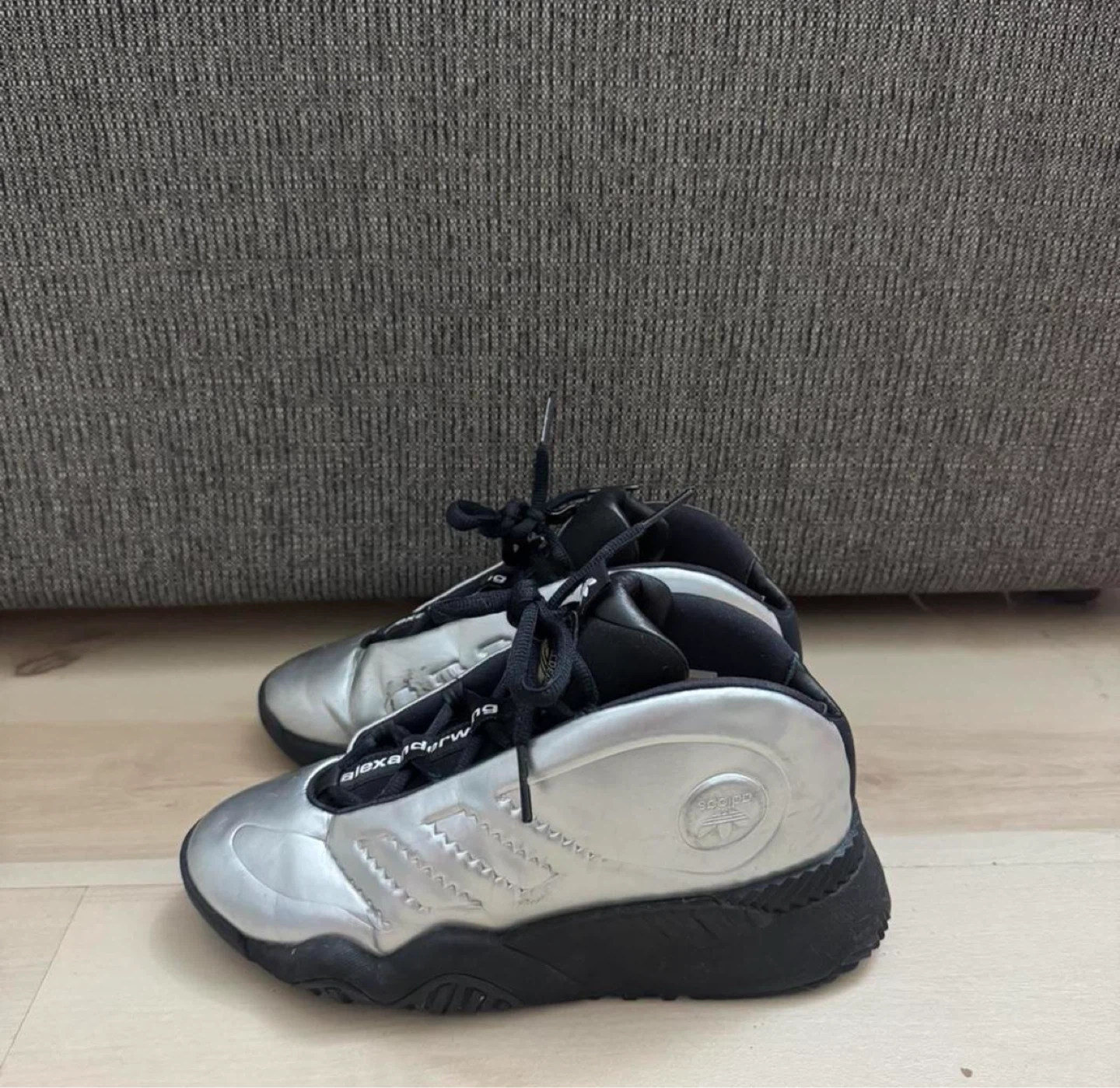 Adidas Alexander Wang Silver Basketball Shoes
