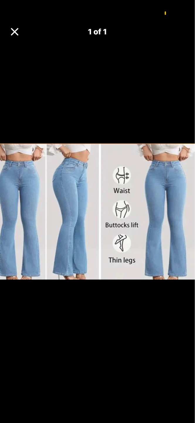Light Wash Flare butt lifting Jeans. Size medium