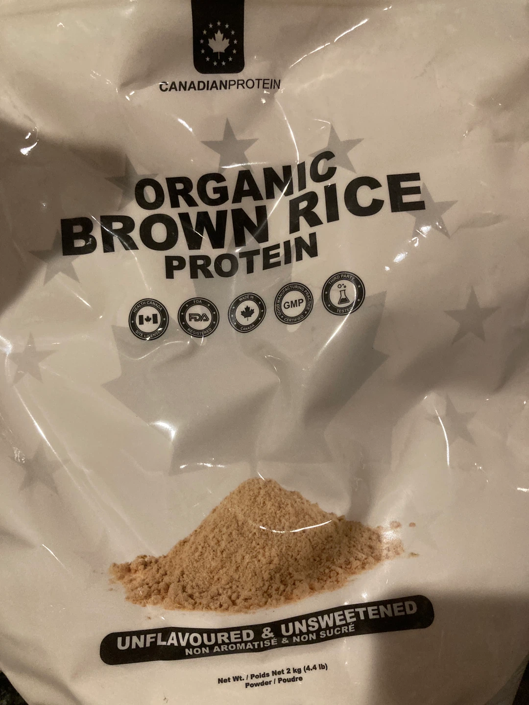 Canadian Protein Organic Brown Rice Protein Powder - Unflavoured - photo 2
