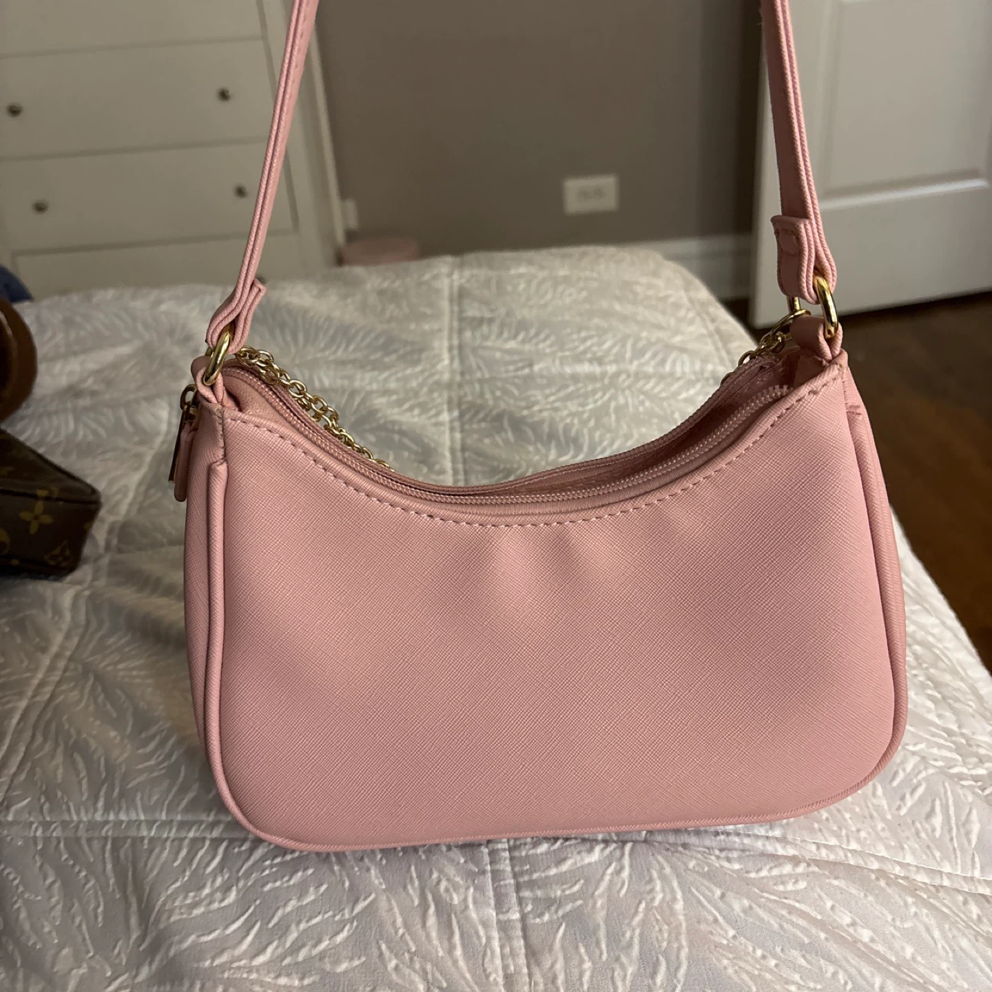 Pink Shoulder Bag with Charms - photo 2