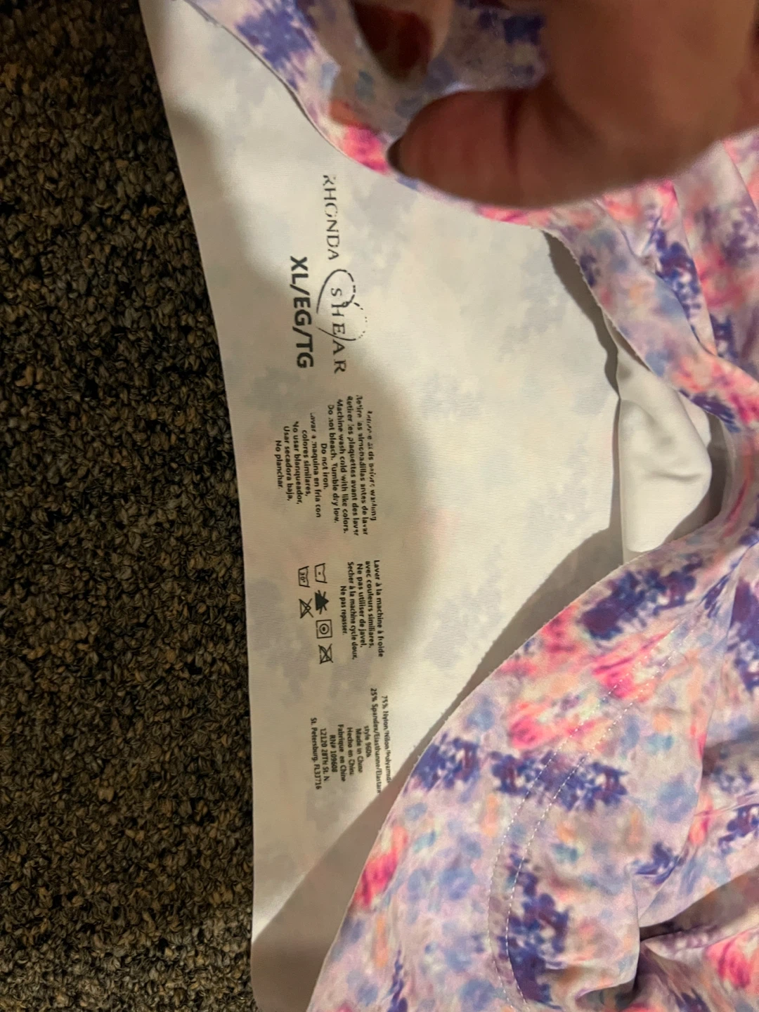 Two Sports Bras: Houndstooth & Floral Print - photo 2