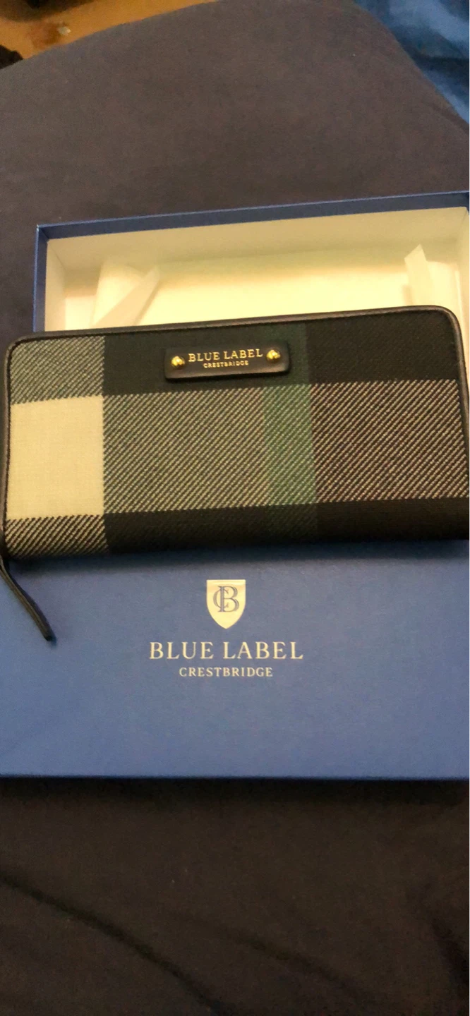Blue Label Crestbridge Plaid Wallet