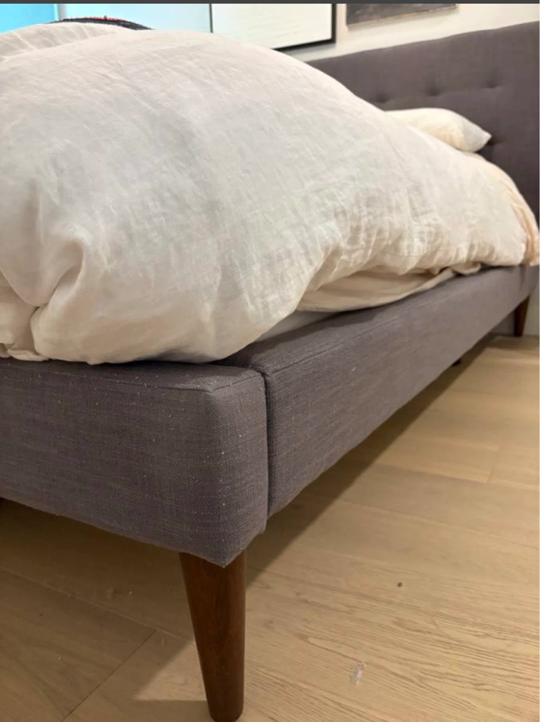 Fabric QUEEN bed Frame *Free delivery - photo 2