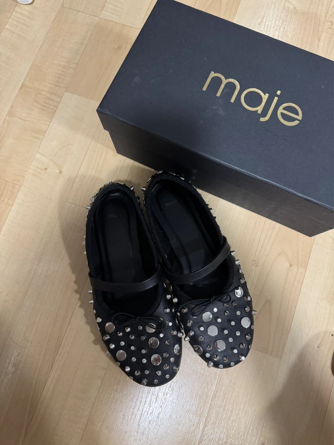 Maje Studded Ballet Flats P37 - photo 2